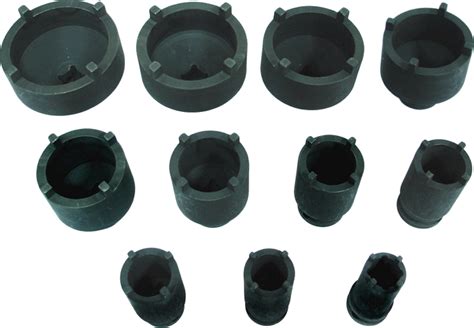 piece  pin lock nut sockets outer teeth te tools  ebay