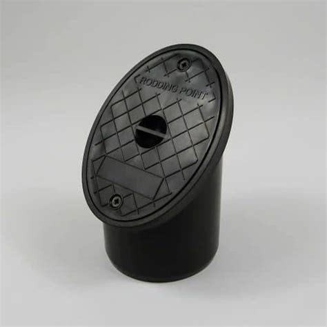 mm underground drrainage oval rodding point black plastic speedy