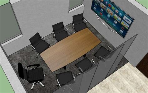 cad drawing  meeting room conference table auto cad software cadbull