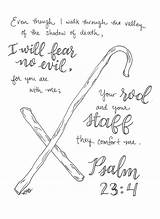 Psalm Scripture sketch template