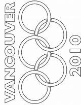 Coloring Vancouver Pages Olympic 2010 Olympics London sketch template