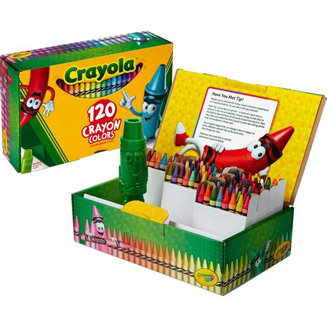 crayola  crayons assorted  box burris