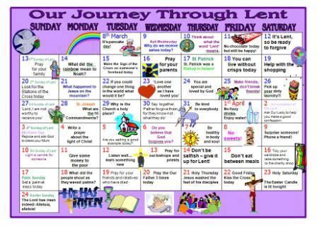 lentern resource printable lent calendar  encourage children