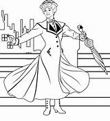 Poppins Mary Coloring Pages Color Print Sheets Printable Comments Fun Kids Getcolorings Books Coloringhome Colorin sketch template