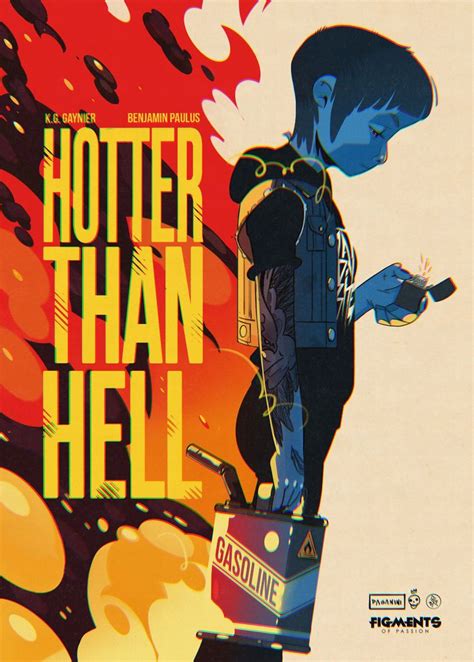 Artstation Hotter Than Hell Benjamin Paulus Graphic Novel Cover