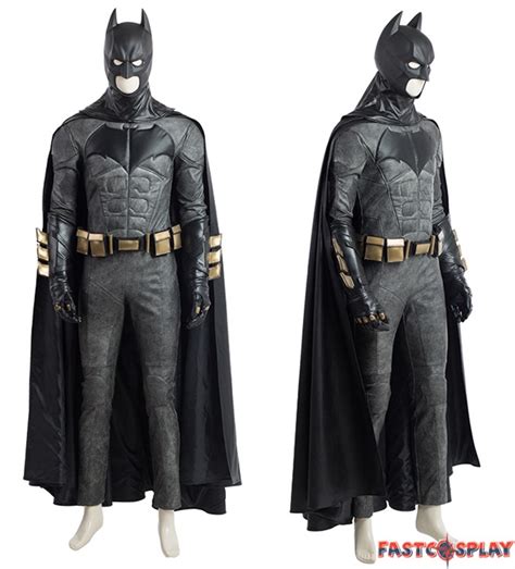 2017 Justice League Batman Cosplay Costume Deluxe Outfit