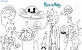 Morty Coloriage sketch template