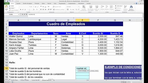 10 Principales Funciones De Excel Con Ejemplos Images