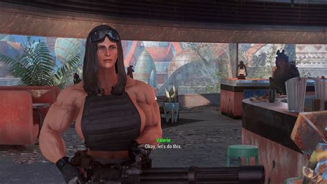 fallout  muscle girl mod part  nuka worlds  overboss youtube