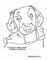 Service Pages Dog Coloring Getcolorings Color sketch template