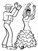 Flamenco Bailes sketch template