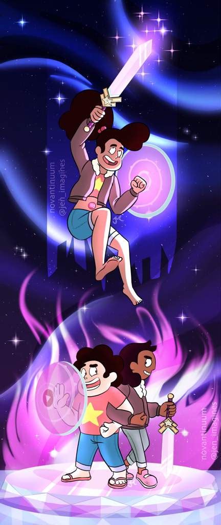 fanart steven connie and an experience steven universe amino