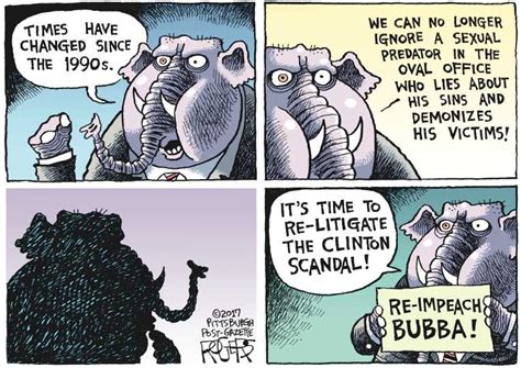 Political Cartoon On Sex Scandals Rock U S By Rob Rogers The