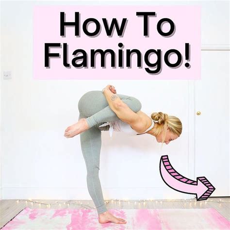 flamingo pose yoga practice video   yoga poses yoga today