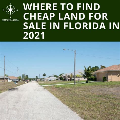 find cheap land  sale  florida