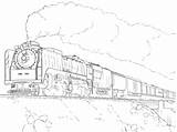 Coloring Train Pages Freight Csx Pacific Union Template sketch template