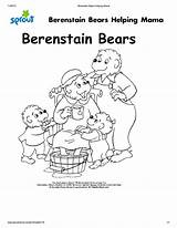 Bears Berenstain sketch template
