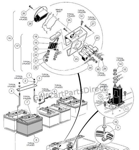 volt  club car ds wiring diagram mauriciocatolico