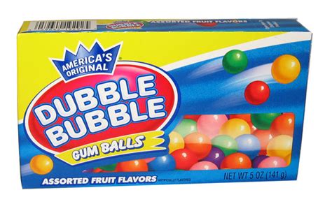 Dubble Bubble Gumballs Assorted Theater Box