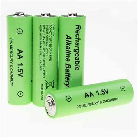 pcs  aa alkaline rechargeable battery mah  rechargeable batteries  consumer