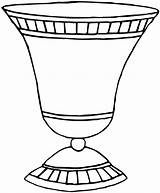 Goblet Cangkir Arty Spiral Krater Volute Annons Clipground sketch template