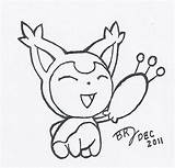 Skitty Coloring Pages Getcolorings sketch template