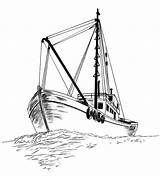Boats Chord Tanduk Ocean Lagu Paintingvalley Fishings Bestpra sketch template