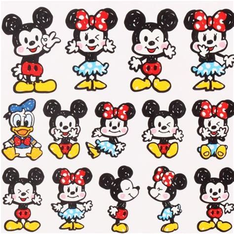 cute mickey mouse stickers  japan kawaii mickey mouse stickers