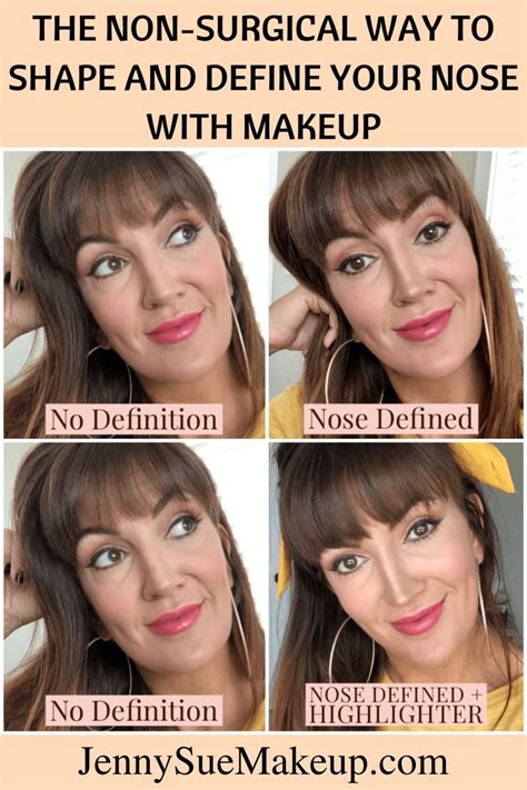 surgical   shape define  nose  makeup nose contouring nose concealer