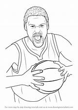 Drawing Thompson Klay Players Nba Draw Basketball Kyrie Irving Pencil Drawings Step Tutorials People Getdrawings Paintingvalley sketch template