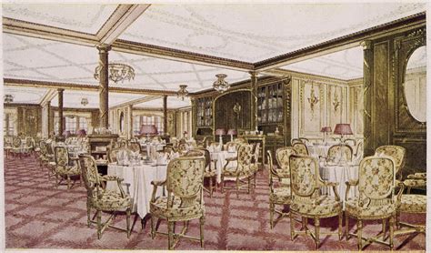 titanic  class dining room  class dining rms olympic bl  print