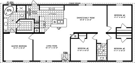 open concept rancher floor plans  sq foot google search modular home floor plans