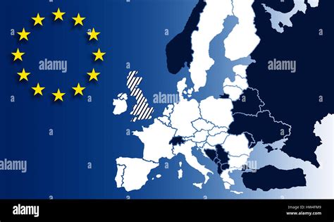 map eu countries european union brexit uk world map europe stock photo  alamy