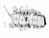Roman Soldier Drawing Coloring Pages Color Sketch Getcolorings Printable sketch template