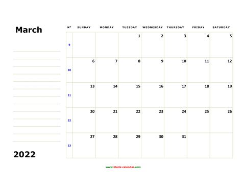 printable march  calendars wiki calendar march  calendar
