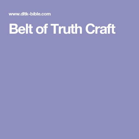 belt  truth craft belt  truth truth crafts