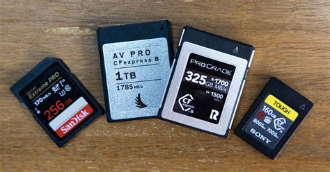 complete guide  memory cards  photography