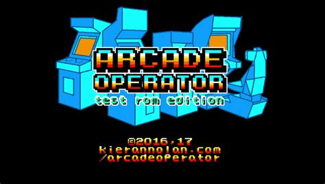 arcade operator  art game experiment  arcade repair kieran nolan