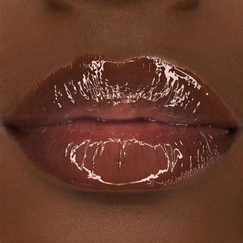extra poppin lip gloss   glossy lips dark skin makeup lip colors