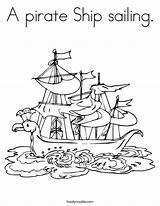 Coloring Pirate Ship Stormy Sailing Seas Ahead Noodle Plank Walk Built California Usa Twistynoodle Treasure Twisty sketch template