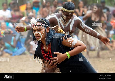 Performers At The Laura Aboriginal Dance Festival Cape York Far North