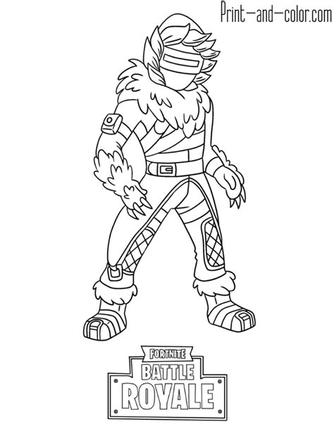 coloring  drawing fortnite  bucks coloring pages