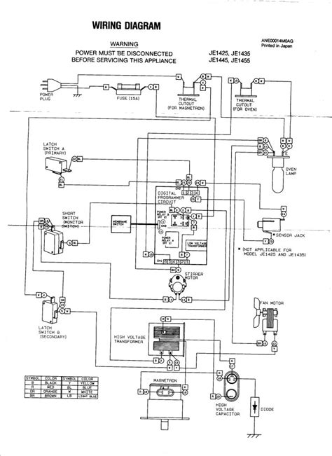 ge microwave wiring diagram ge microwave vent thermostat replacement wbx youtube ge
