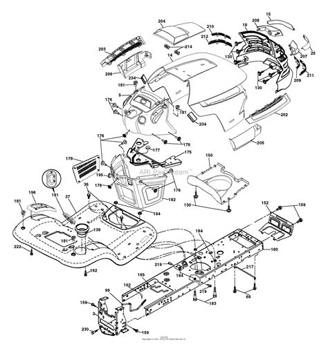 Husqvarna Yth 2242 T 917 279181 2006 05 Parts Diagram For Chassis