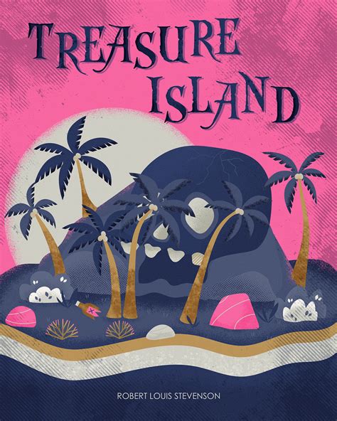 treasure island book cover behance