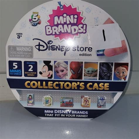 surprise disney mini brands collectors case  sealed boxes exclusive minis
