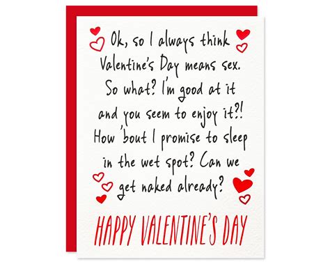 Funny Valentines Day Card It S All About Sex Card