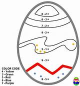 Color Number Math Easter Coloring Worksheets Egg Kids Addition Multiplication Worksheet Subtraction Myweblets Sheet Multiply Pre Made Sheets Add Choose sketch template