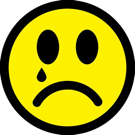 Smiley Emoticon Sad · Free Vector Graphic On Pixabay