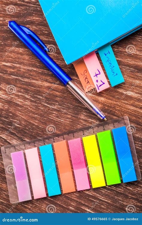 page markers stock image image  easy important page
